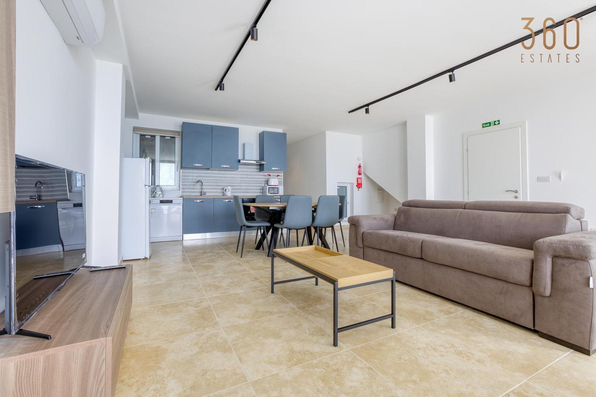 A Large, Fully Equipped 2br In By 360 Estates Mellieha