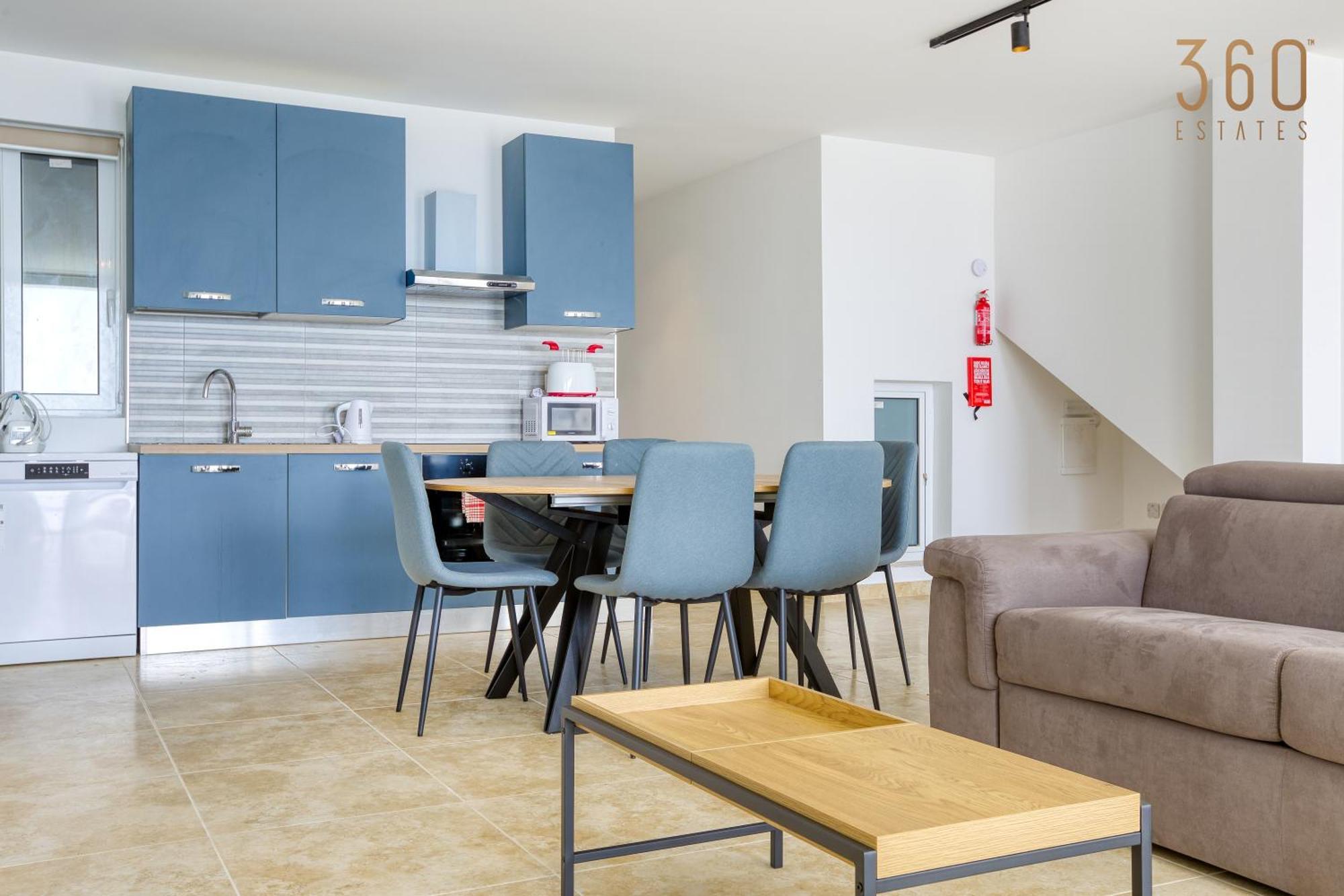 A Large, Fully Equipped 2br In By 360 Estates Apartment Mellieha