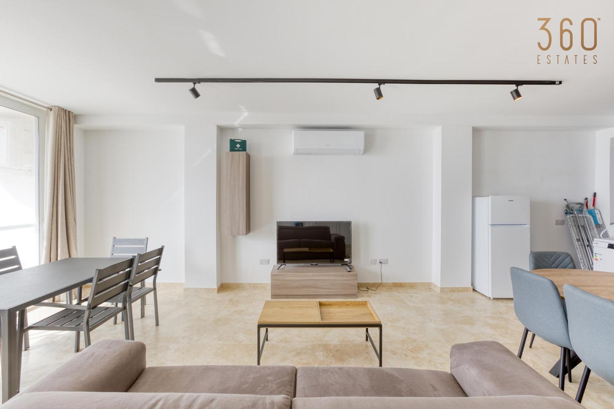 A Large, Fully Equipped 2br In By 360 Estates Mellieha